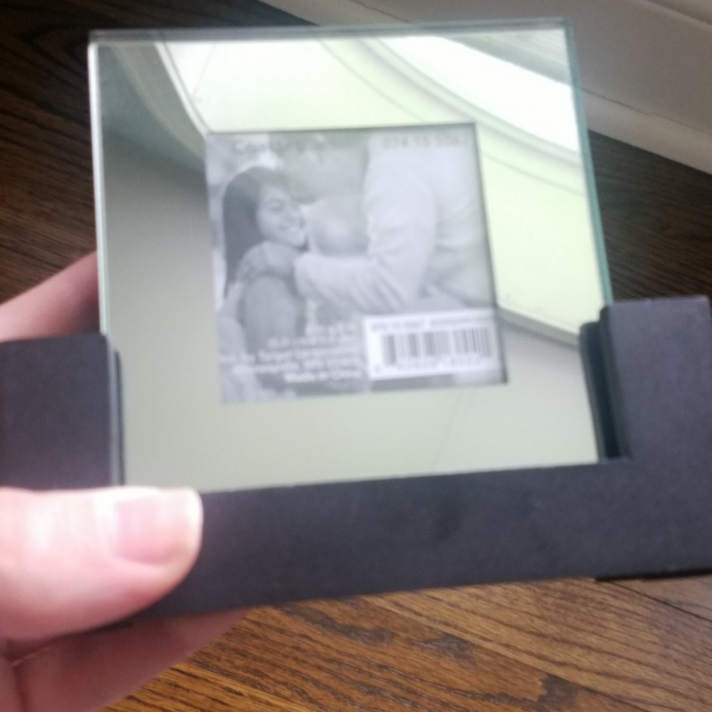 4 Mirror/picture coaster set